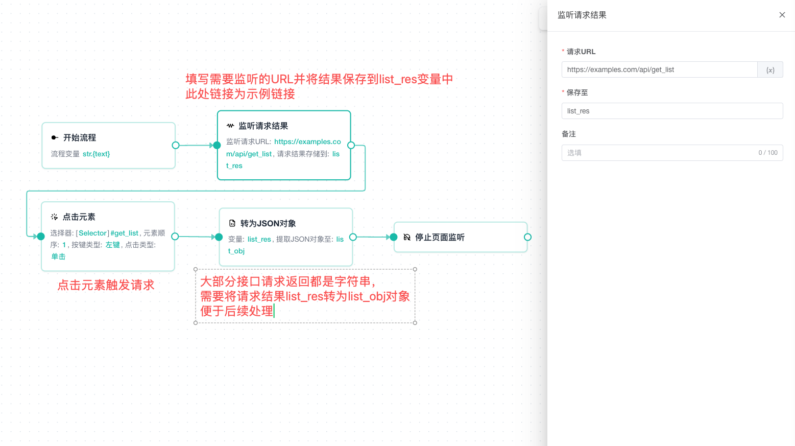 请求监听流程